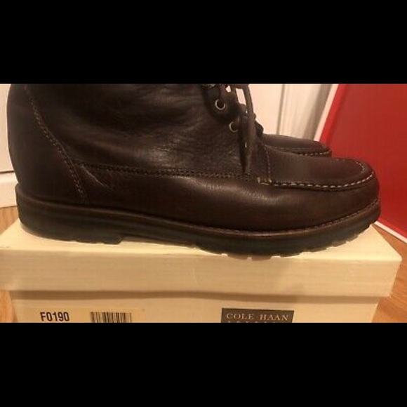 COLE HAAN Short Boot Lace-Up Brown - Picture 2 of 10